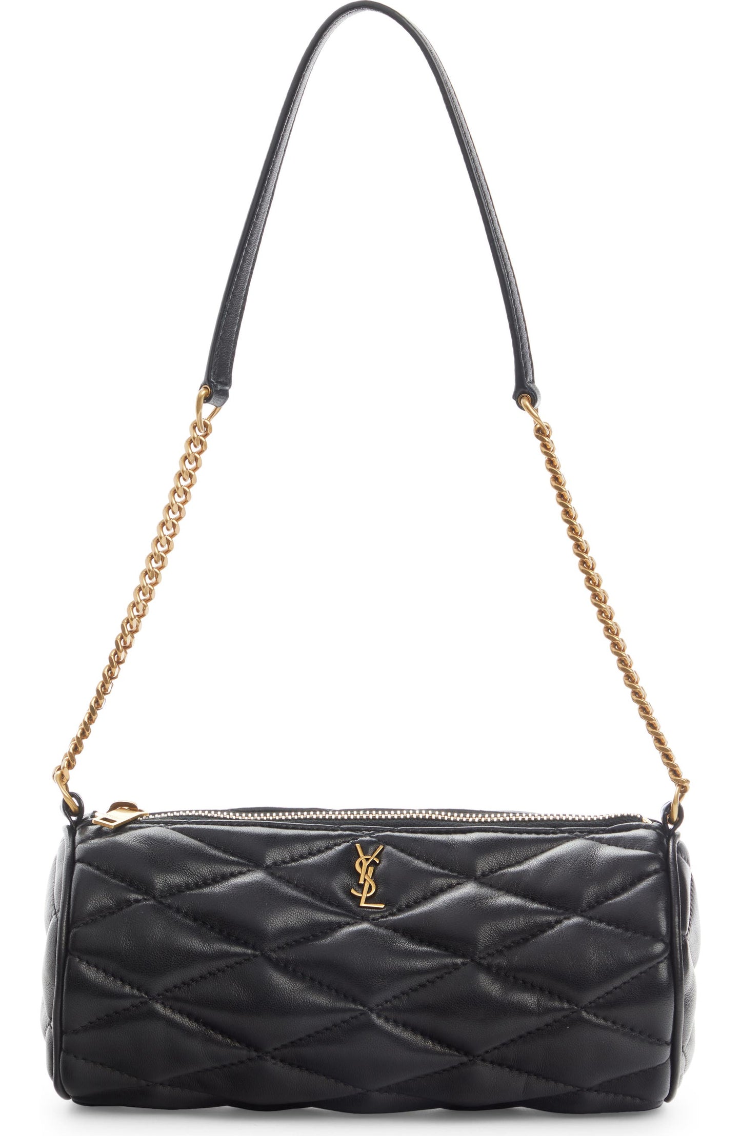 Saint Laurent Sade Quilted Leather Tube Bag