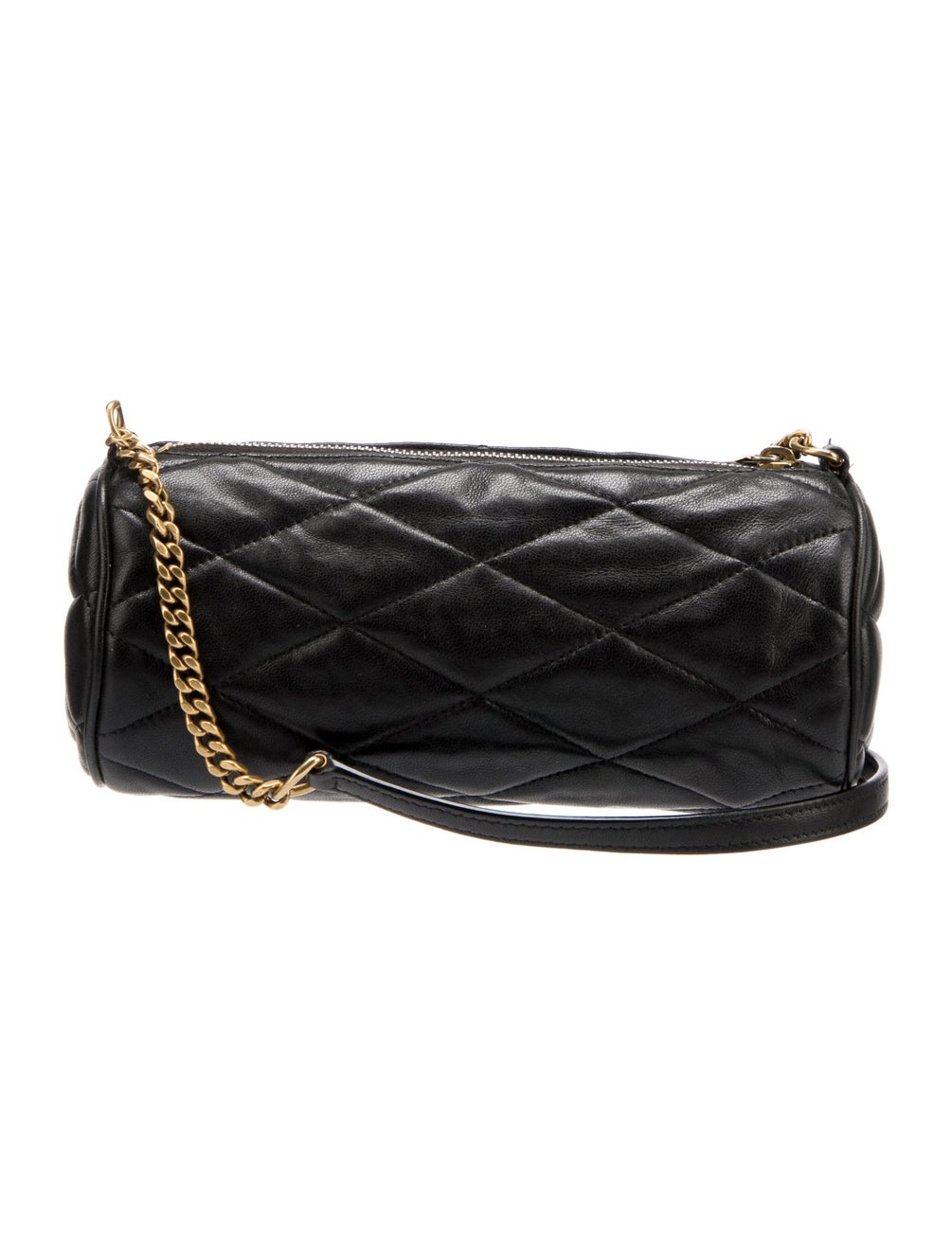 Saint Laurent Sade Quilted Leather Tube Bag