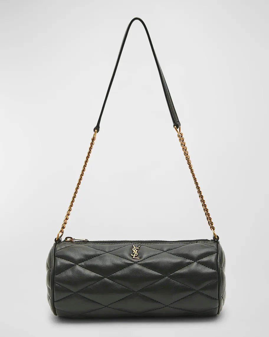 Saint Laurent Sade Quilted Leather Tube Bag