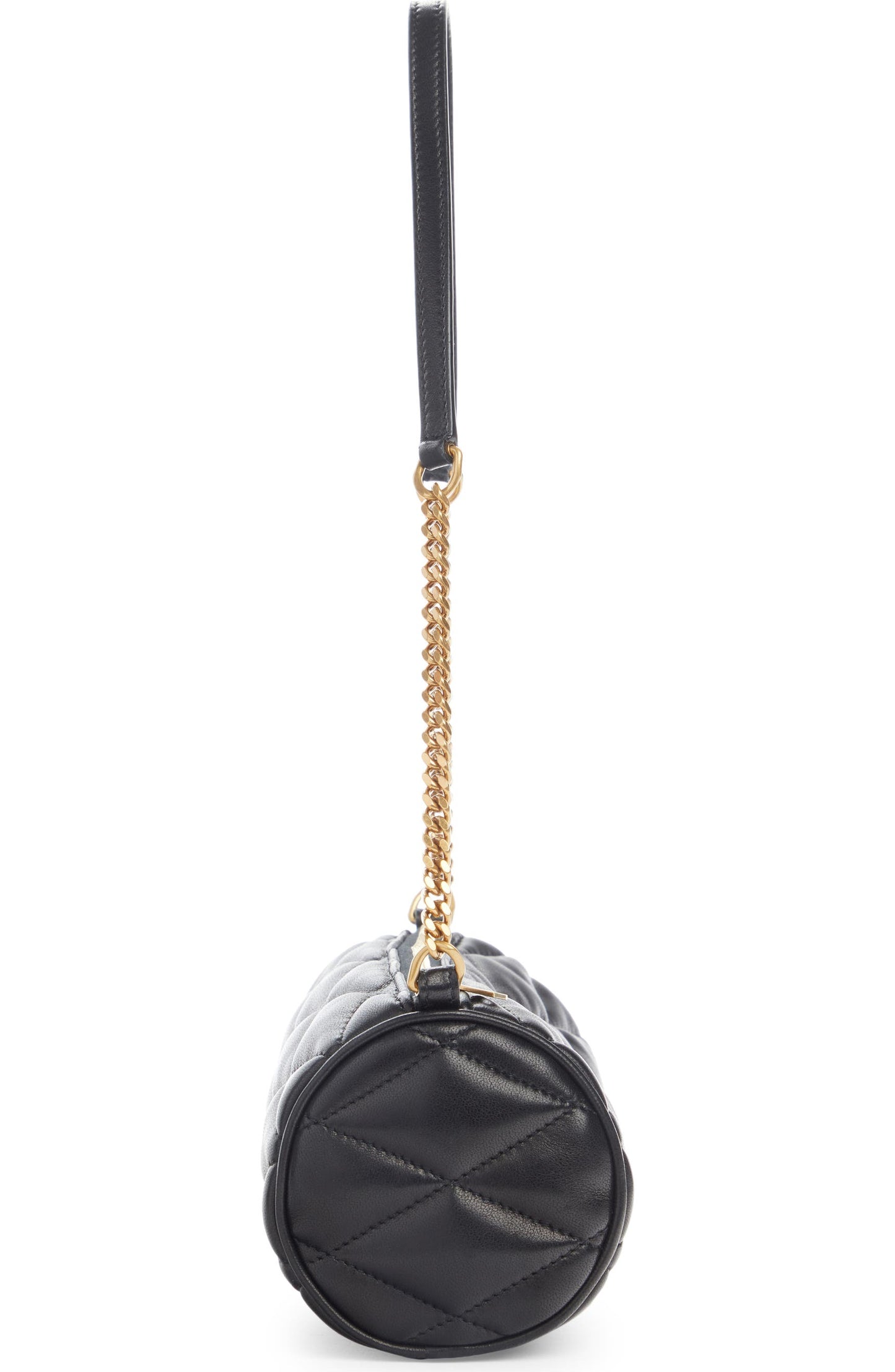 Saint Laurent Sade Quilted Leather Tube Bag