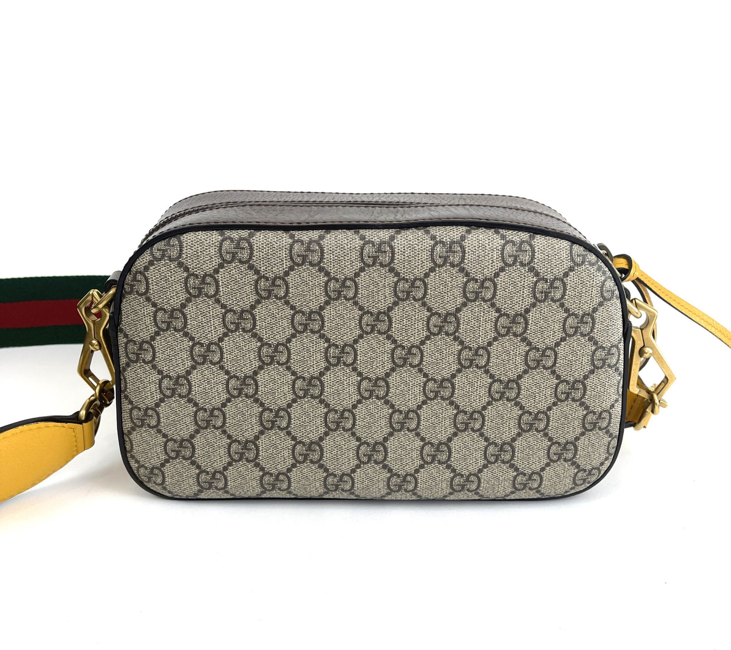 GUCCI GG Supreme Monogram Web Neo Crossbody Bag