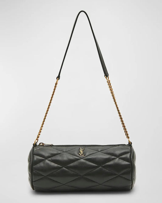 Saint Laurent Sade Quilted Leather Tube Bag